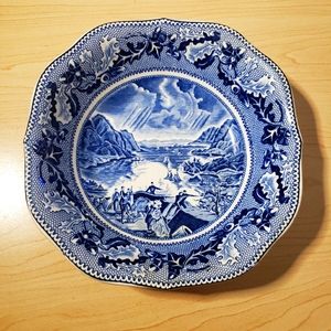 Vintage Johnson Bros Historic America Salad Bowl